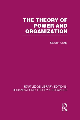 Theory of Power and Organization book