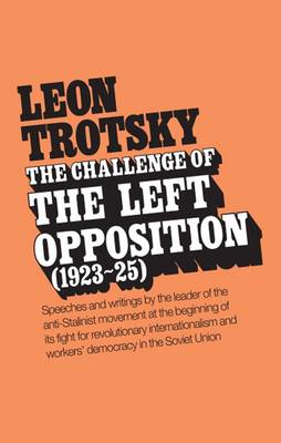 The Challenge of the Left Opposition by L. Trotskii