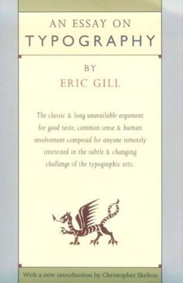 An Essay on Typography by Eric Gill