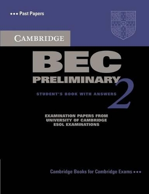 Cambridge BEC Preliminary 2 Student's Book with Answers book