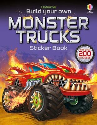 Build Your Own Monster Trucks Sticker Book book