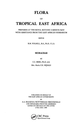 Flora of Tropical East Africa - Moraceae (1989) by R.M. Polhill