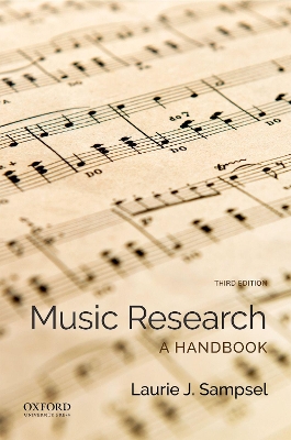 Music Research: A Handbook by Laurie Sampsel