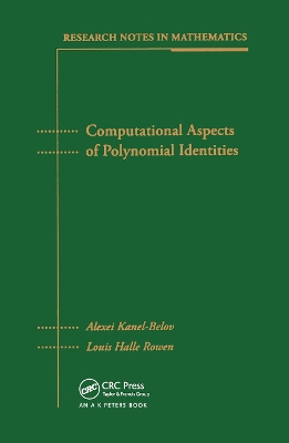 Computational Aspects of Polynomial Identities book
