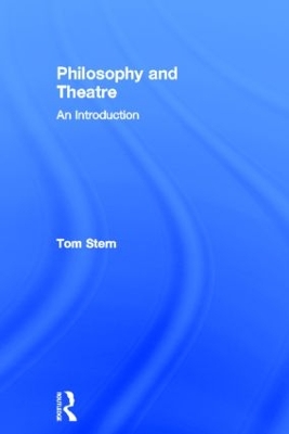 Philosophy and Theatre book