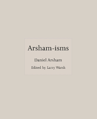 Arsham-isms book