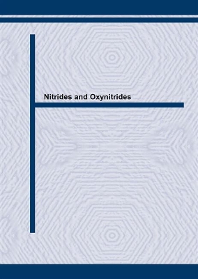 Nitrides and Oxynitrides book