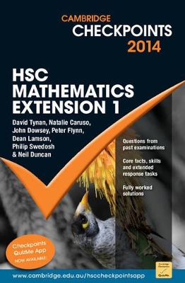 Cambridge Checkpoints HSC Mathematics Extension 1 2014-16 book