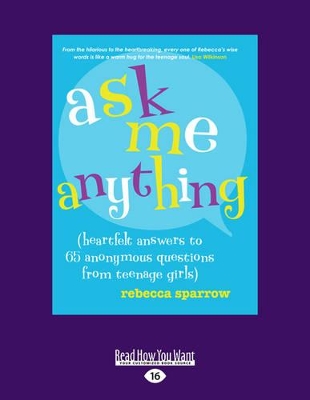 Ask Me Anything by Rebecca Sparrow