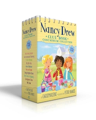 Nancy Drew Clue Book Conundrum Collection (Boxed Set): Pool Party Puzzler; Last Lemonade Standing; A Star Witness; Big Top Flop; Movie Madness; Pets on Parade; Candy Kingdom Chaos; World Record Mystery; Springtime Crime; Boo Crew book