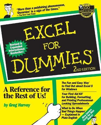 Excel For Dummies book