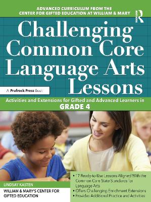 Challenging Common Core Language Arts Lessons, Grade 4 book