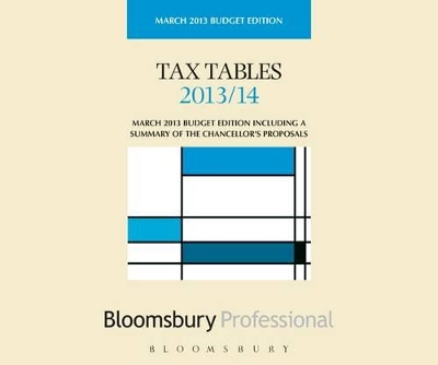 Tax Tables 2013/14: 2013/14 book