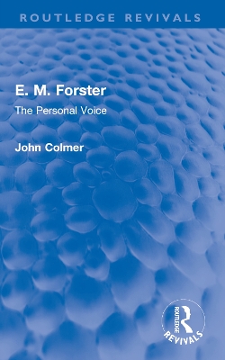 E. M. Forster: The Personal Voice book