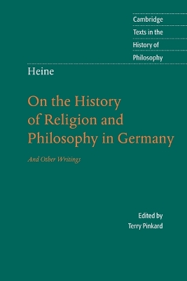 Heine: 'On the History of Religion and Philosophy in Germany' by Terry Pinkard