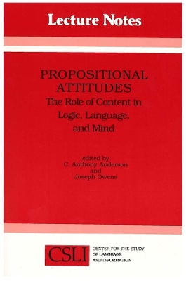 Propositional Attitudes book