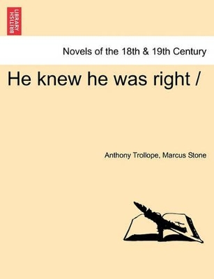 He Knew He Was Right by Anthony Trollope