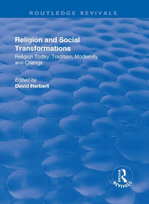 Religion and Social Transformations: Volume 2 book