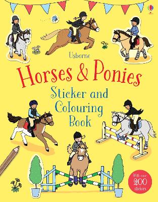 Horses & Ponies Sticker and Colouring Book book