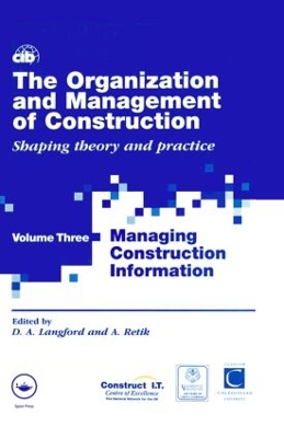 Organization and Management of Construction book