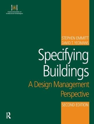 Specifying Buildings by Stephen Emmitt