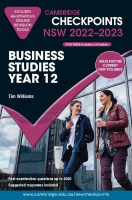 Cambridge Checkpoints NSW Business Studies Year 12 2022–2023 book