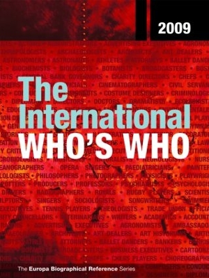 The International Who's Who by Europa Publications