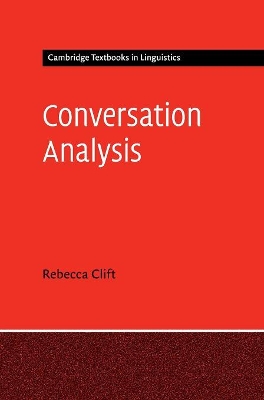 Conversation Analysis book