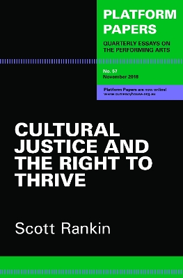 Platform Papers 57: Cultural Justice and the Right to Thrive book