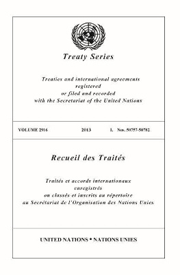 Treaty Series 2916 (English/French Edition) book