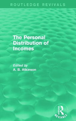The Personal Distribution of Incomes by A. B. Atkinson