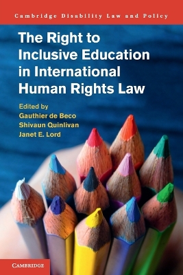 The Right to Inclusive Education in International Human Rights Law by Gauthier de Beco