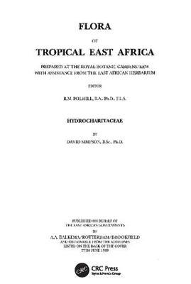 Flora of Tropical East Africa - Hydrocharitaceae (1989) book