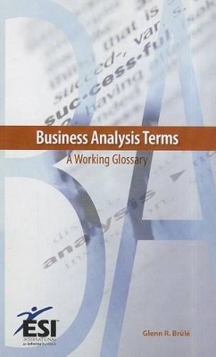 Business Analysis Terms book