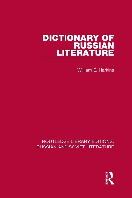 Dictionary of Russian Literature book