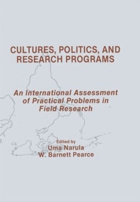 Cultures, Politics, and Research Programs book