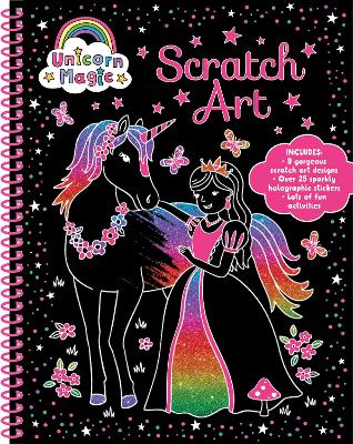 Unicorn Magic Scratch Art book