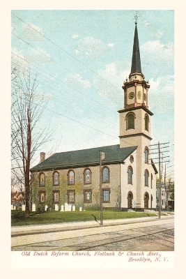 Vintage Journal Old Dutch Church, Brooklyn, New York City book