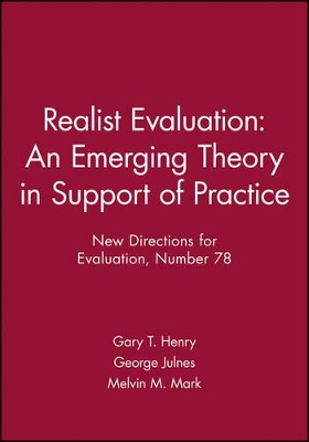 Realist Evaluation 78 Tions for Performance Evaluation-PE) book