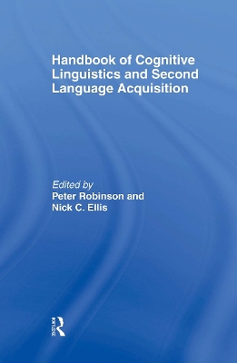 Handbook of Cognitive Linguistics and Second Language Acquisition book