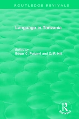 : Language in Tanzania (1980) book