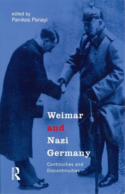 Weimar and Nazi Germany: Continuities and Discontinuities book