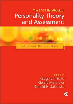 The SAGE Handbook of Personality Theory and Assessment by Gregory J. Boyle