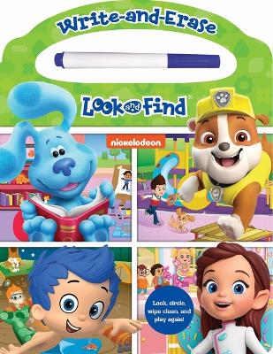 Nick Jr Write & Erase Look & Find book