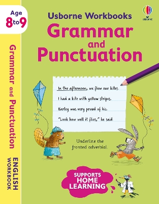 Usborne Workbooks Grammar and Punctuation 8-9 book