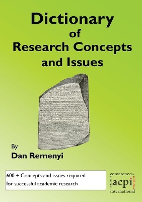 A Dictionary of Research Terms and Issues book