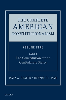 Complete American Constitutionalism, Volume Five, Part I book