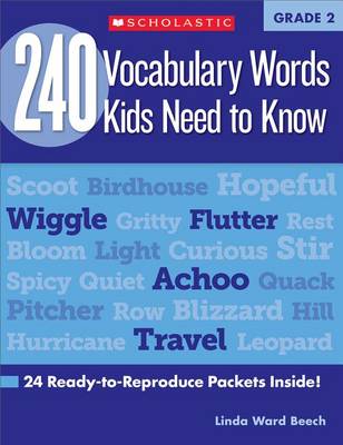 240 Vocabulary Words Kids Need to Know: Grade 2 book