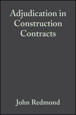 Adjudication in Construction Contracts book