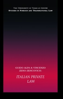 Italian Private Law book